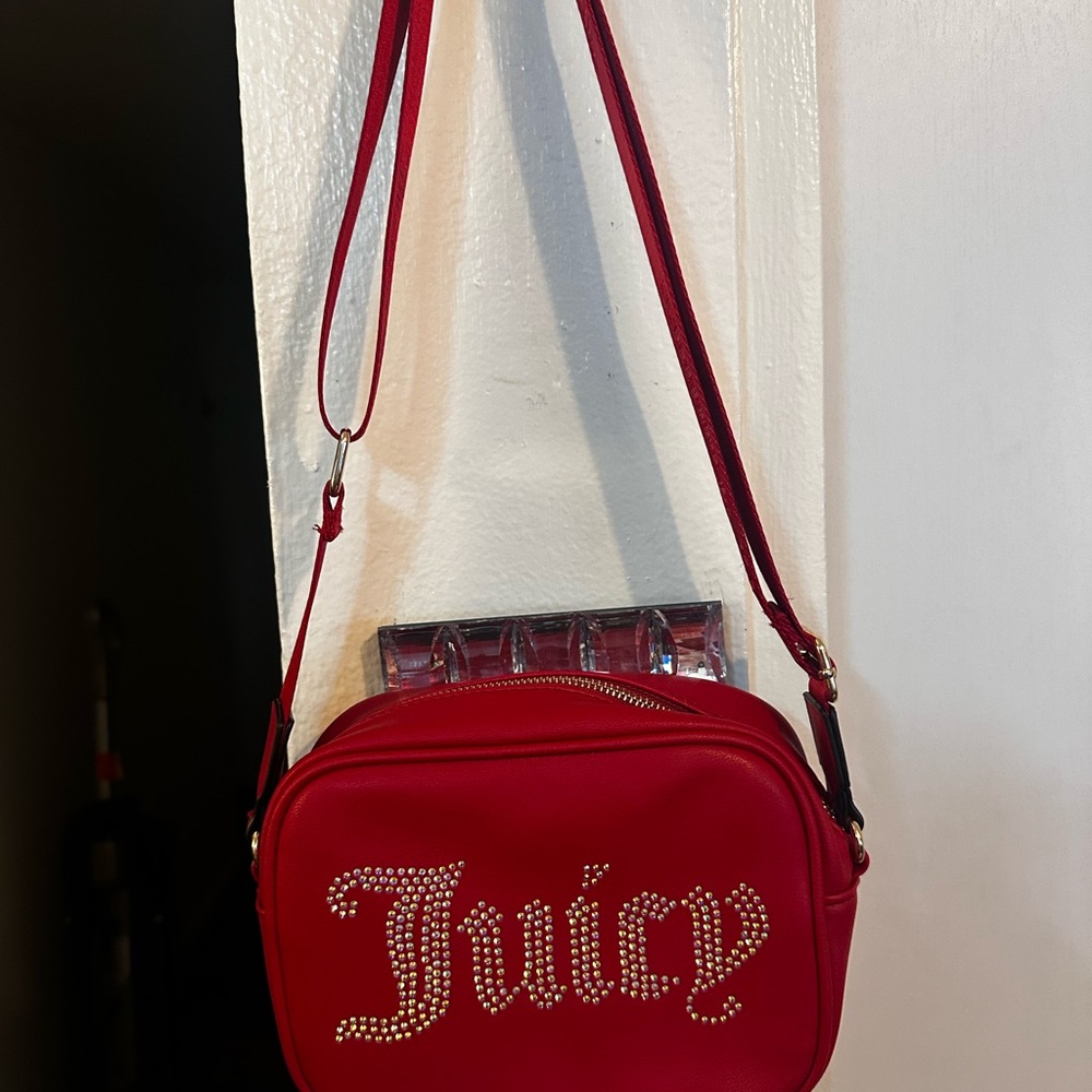 Juicy Couture Bold Red Crossbody Bag